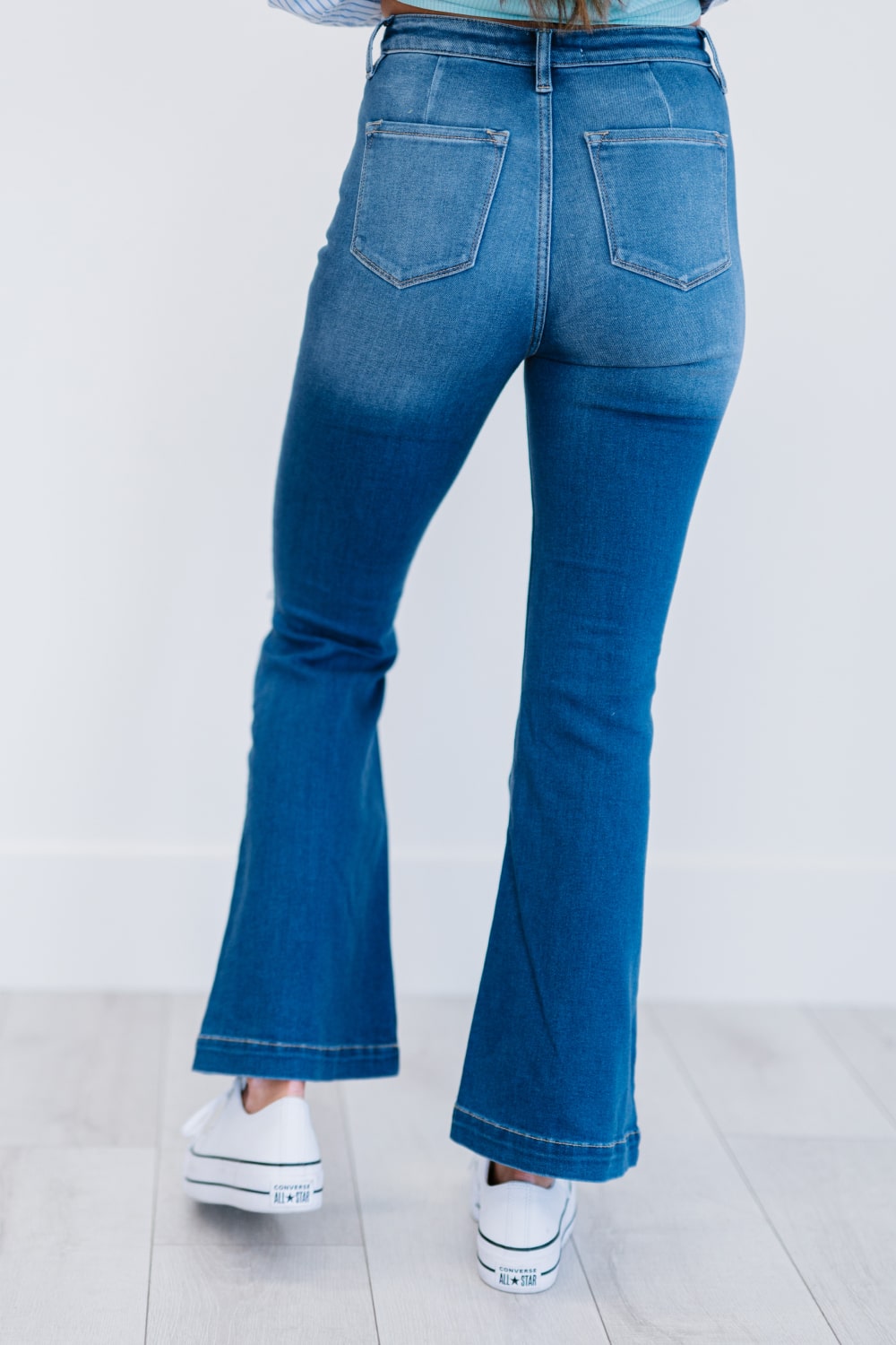 Denim Skies Run Flare Jeans