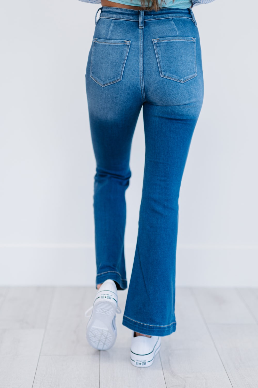 Denim Skies Run Flare Jeans