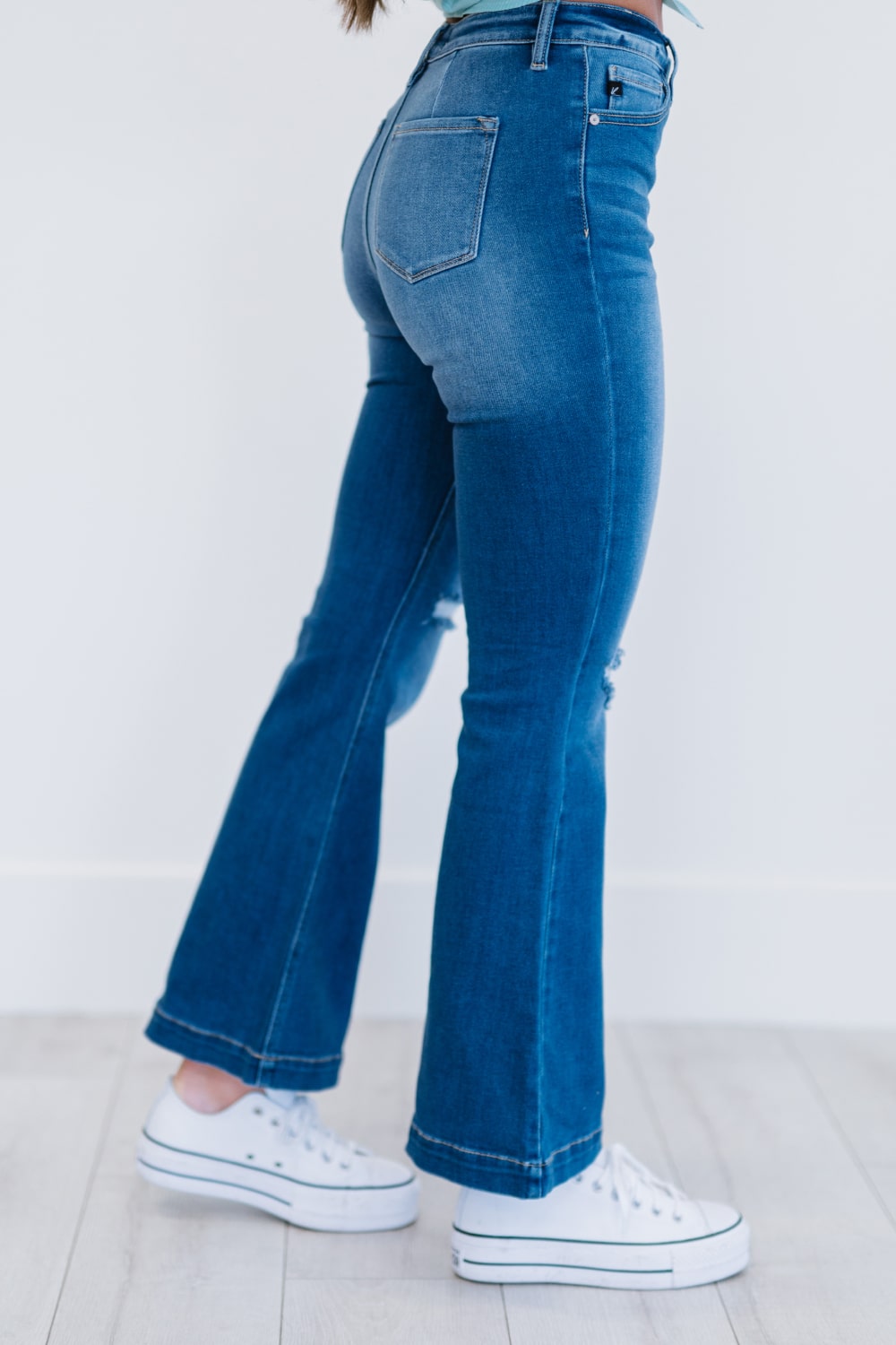 Denim Skies Run Flare Jeans