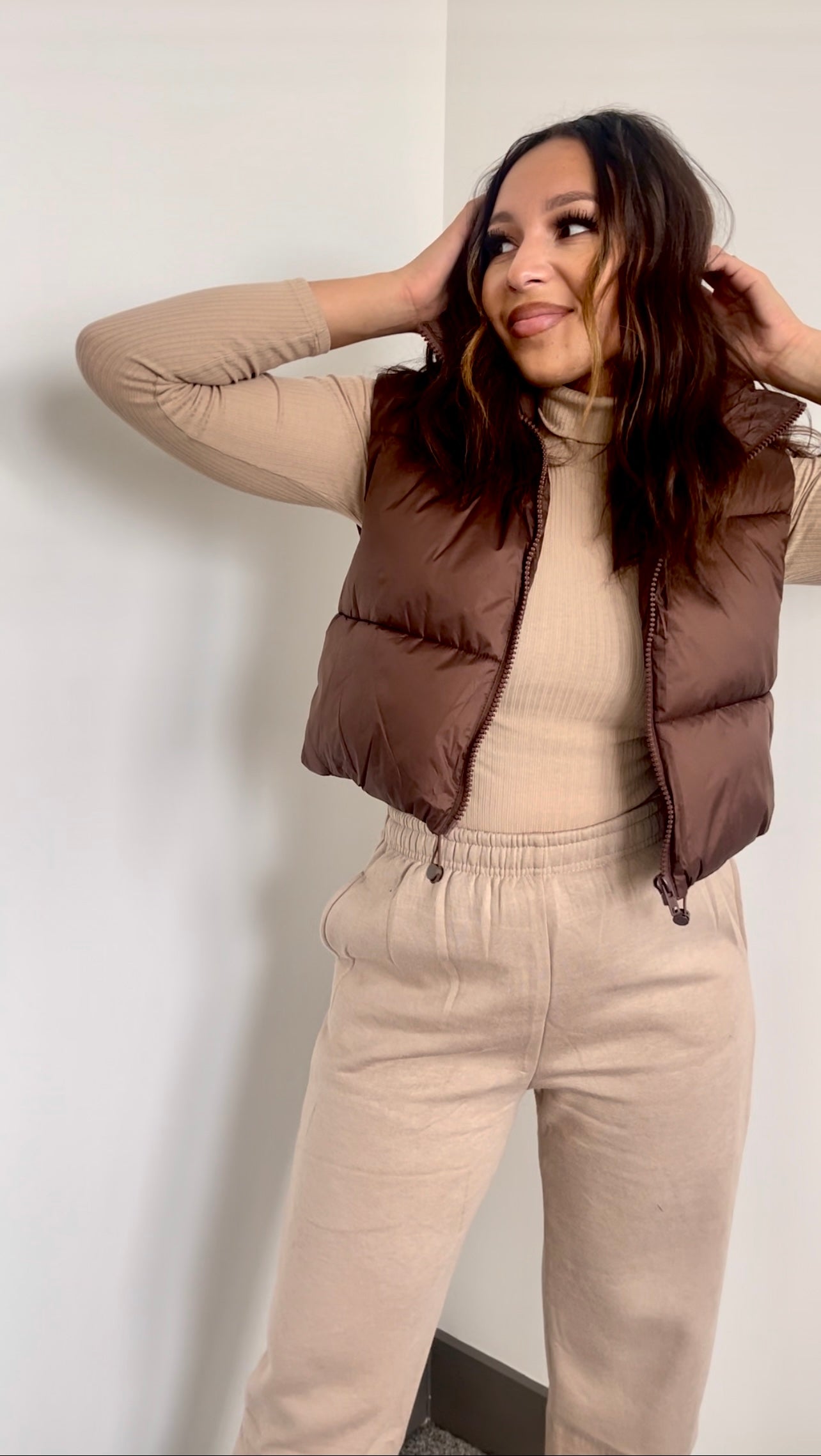 Shays Cropped Puffer Vest